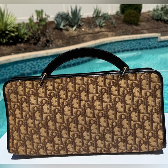Dior Vintage Trotter Top Handle bag with COA - Picture 8 of 14